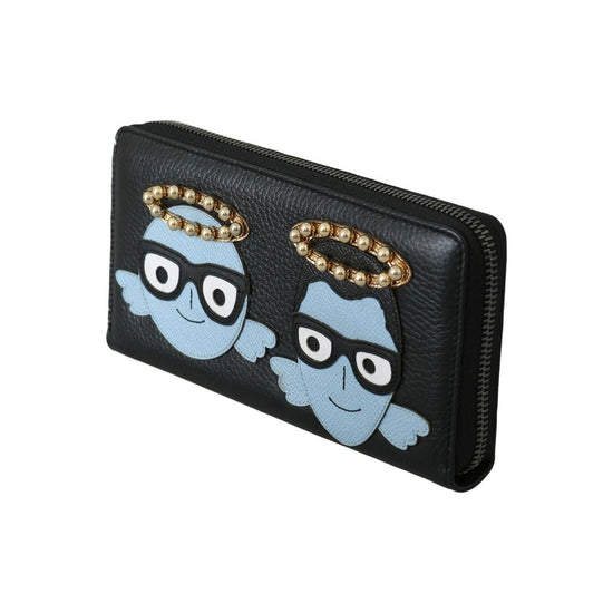 100% Authentic Dolce & Gabbana Leather Wallet with Logo Details One Size Men - Magdasmall