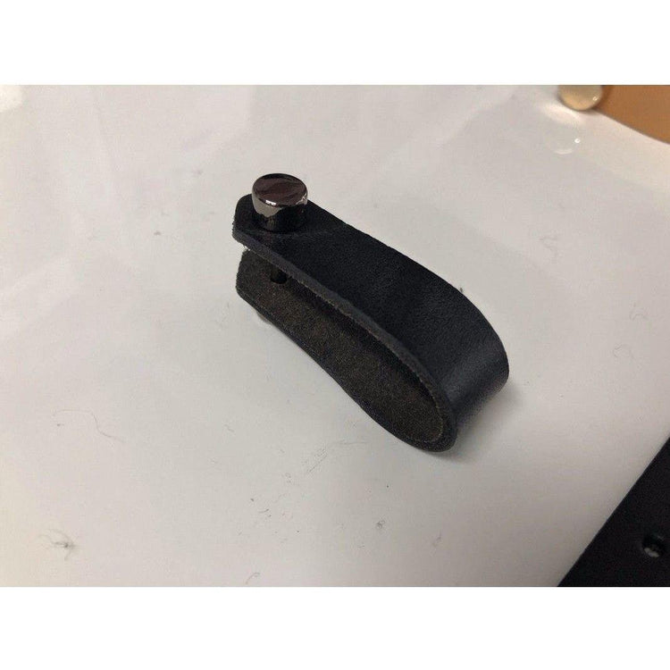 100% Genuine Leather Door Knob Cabinet Kitchen Drawer Handle Pull laundry gold - Magdasmall