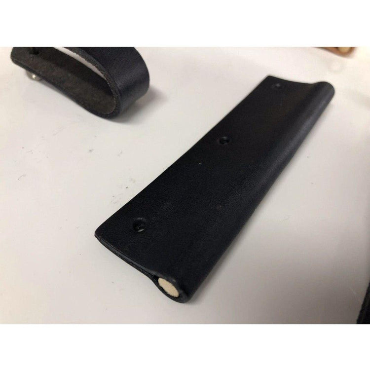 100% Genuine Leather Door Knob Cabinet Kitchen Drawer Handle Pull laundry gold - Magdasmall