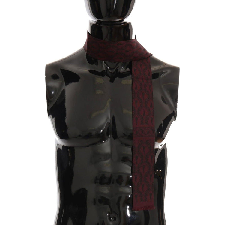 100% Silk Dolce & Gabbana Tie Scarf Wrap One Size Men - Magdasmall