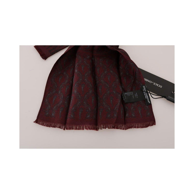 100% Silk Dolce & Gabbana Tie Scarf Wrap One Size Men - Magdasmall
