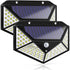 100 Waterproof LED Motion Sensor Solar Security Lights Outdoor (2pack) - Magdasmall