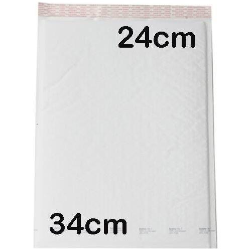 10 Piece Pack - 340x240mm LARGE Bubble Padded Envelope Bag Post Courier Mailing Shipping Mail Self Seal - Magdasmall