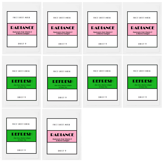 10 X Pack - Radiance & Refresh Mask - Magdasmall
