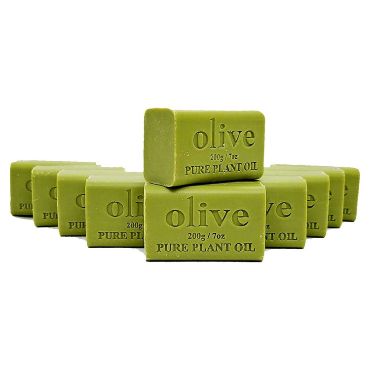 10x 200g Plant Oil Soap Olive Scent Pure Natural Vegetable Base Bar Australian - Magdasmall