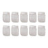 10x 250g Plastic Honey Jars + Lids - Square Clear Food Grade Packaging Containers - Magdasmall