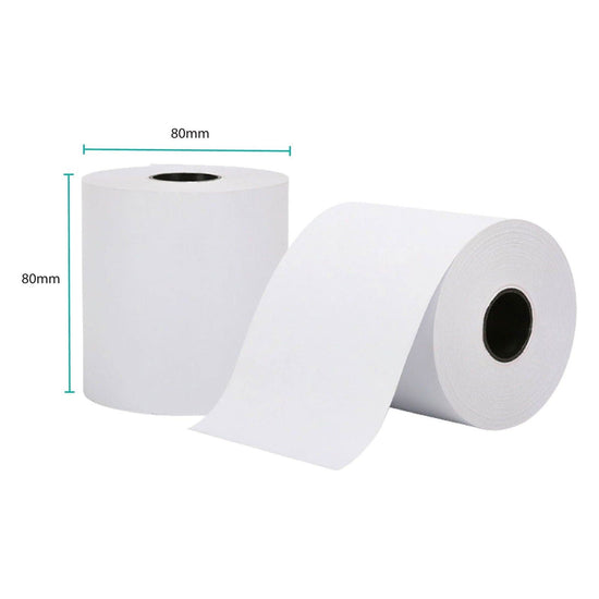 10x Thermal Paper Rolls 80x80mm - 47.5m Register EFTPOS POS Receipt Bulk - Magdasmall