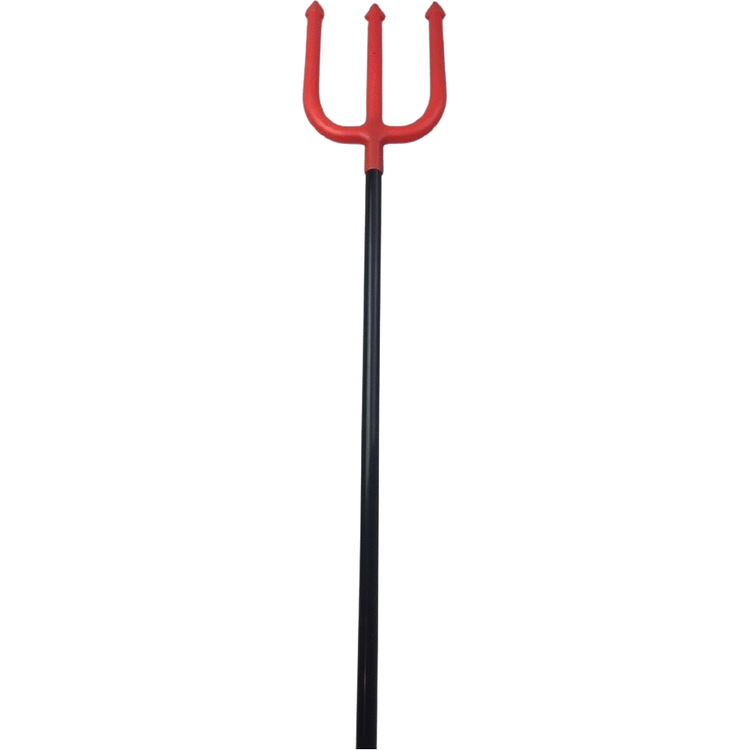 110cm HALLOWEEN RED DEVIL TRIDENT Fork Fancy Dress Costume Party Stick Accessory - Magdasmall