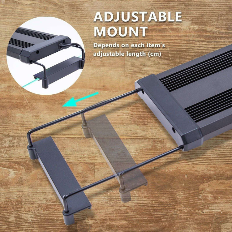 11W Aquarium Blue White LED Light for Tank 50-70cm - Magdasmall