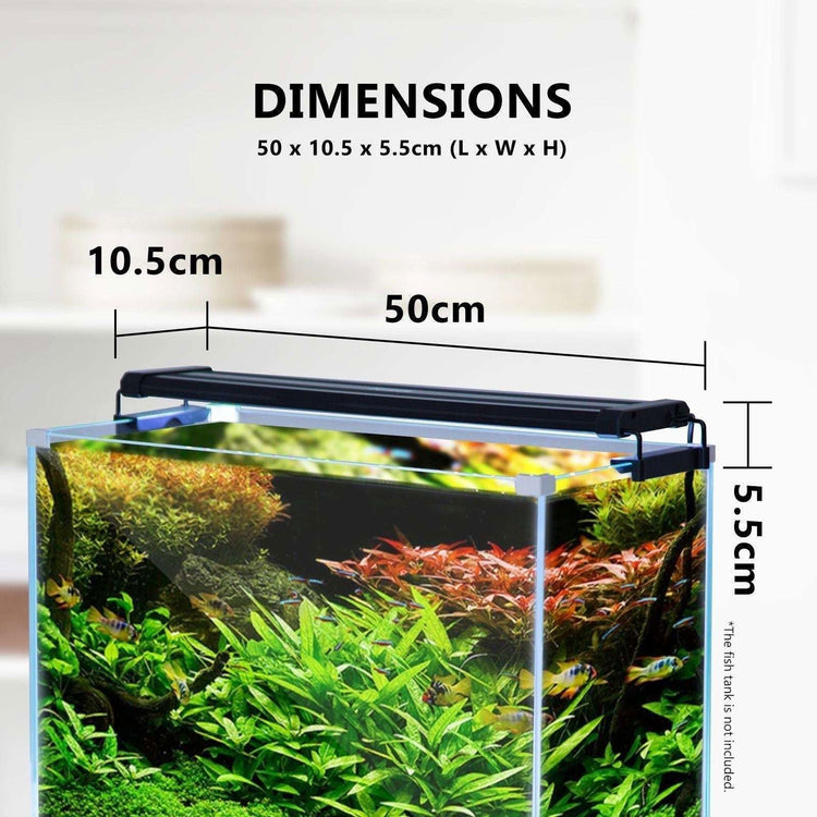 11W Aquarium Blue White LED Light for Tank 50-70cm - Magdasmall