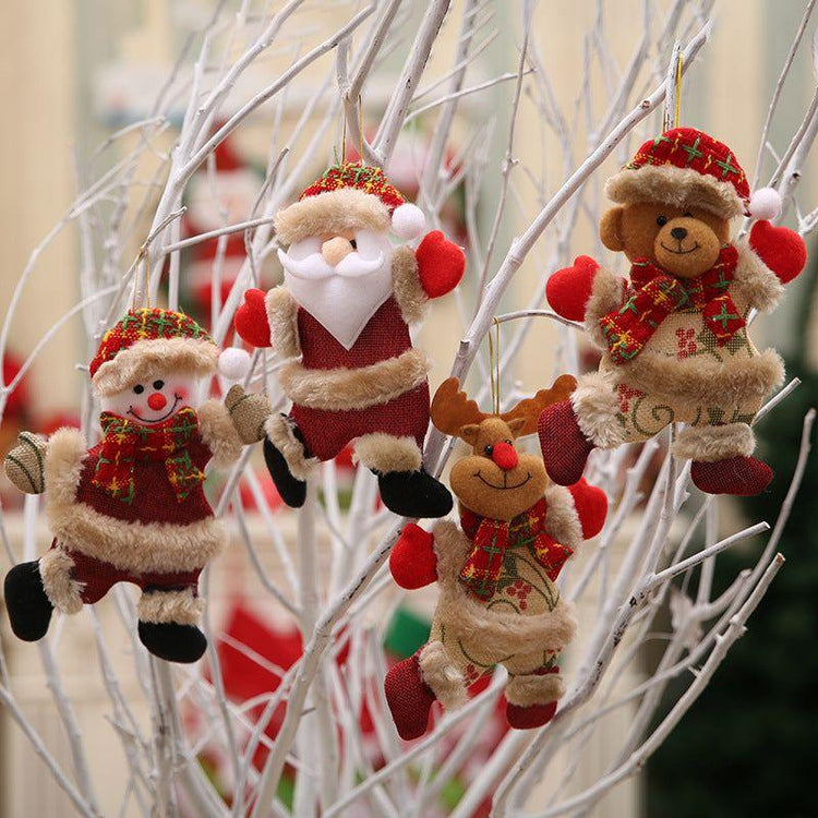 12pcs Dancing pendant snowman for Christmas tree - Magdasmall