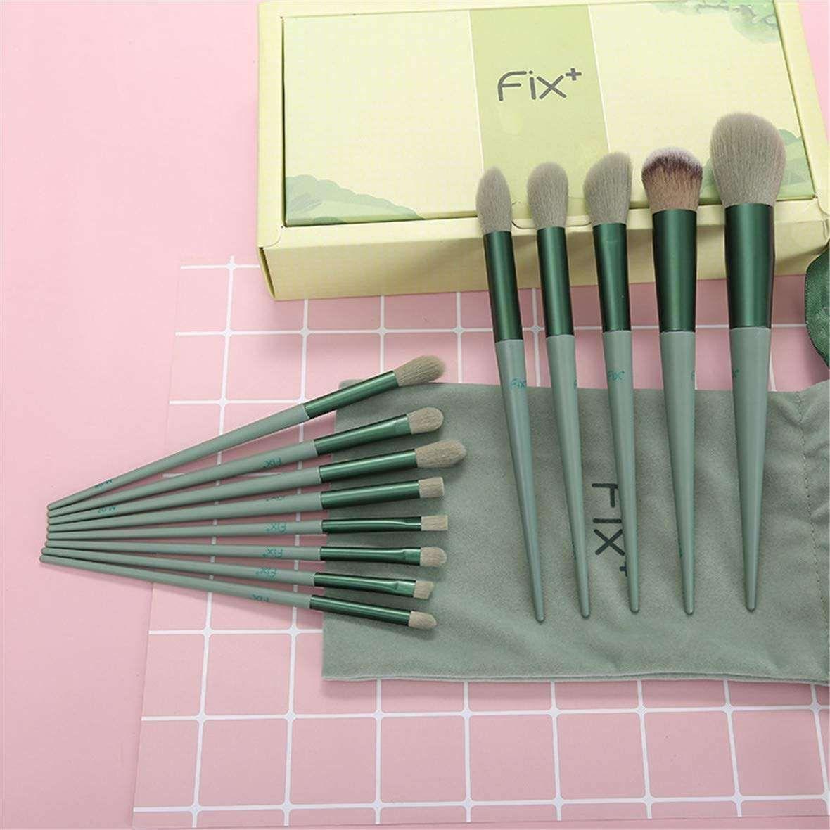 13 Pcs Makeup Brushes Sets Synthetic Foundation Blending Concealer Eye Shadow - Magdasmall