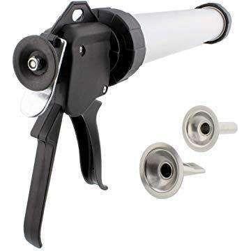 15" Beef Jerky Gun Food Grade Aluminium - Homemade Sausage Making Cannon Kit - Magdasmall