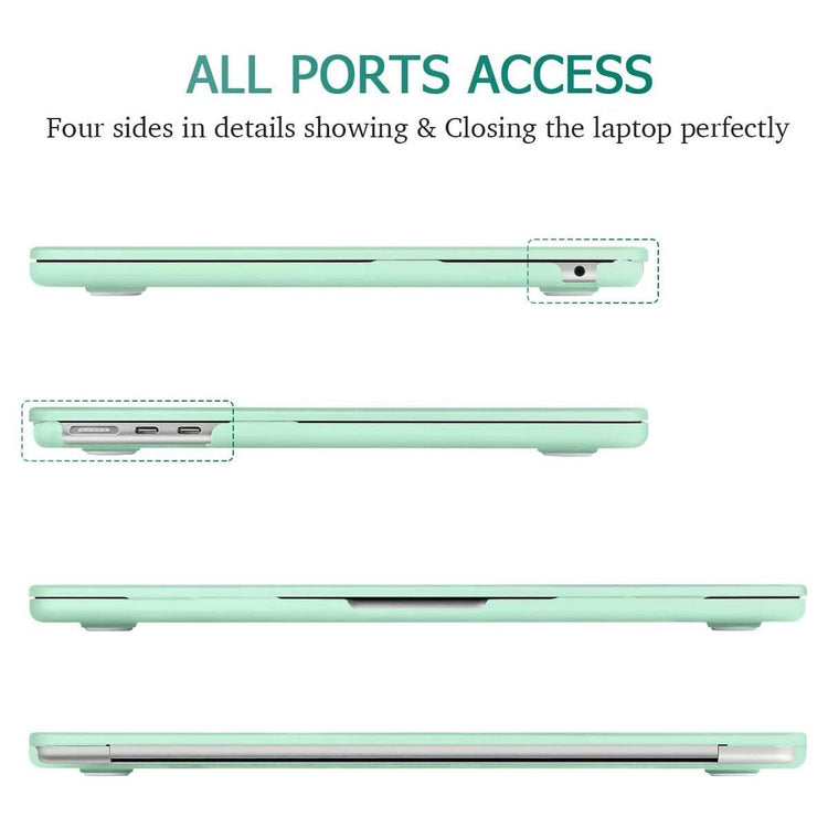 15 inch Air 2023 MacBook Air Matte Case  A2941 M2 Chip Hard Shell Case Keyboard Cover Green - Magdasmall