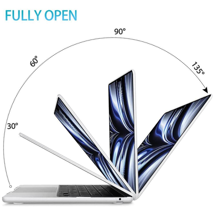 15 inch Air 2023 MacBook Air Matte Case  A2941 M2 Chip Hard Shell Case Keyboard Cover White - Magdasmall