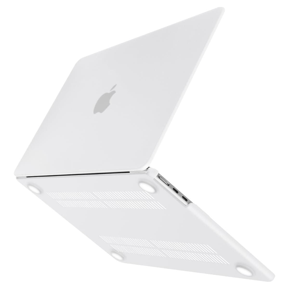 15 inch Air 2023 MacBook Air Matte Case  A2941 M2 Chip Hard Shell Case Keyboard Cover White - Magdasmall