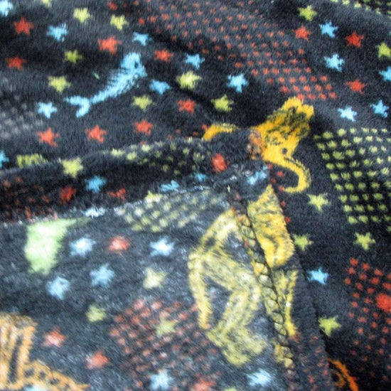 190GSM Boys Cool Ultra Soft Coral Fleece Throw 127 x 152cm Dinosaur Fossils - Magdasmall