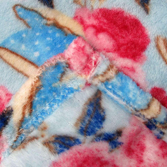 190GSM Fashion Printed Ultra Soft Coral Fleece Throw 127 x 152cm Tea Garden - Magdasmall