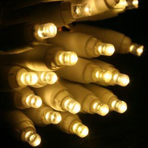 1 Set of 20 LED Plain Warm White Bulb Battery Powered String Lights Christmas Gift Home Wedding Party Bedroom Decoration Table Centrepiece - Magdasmall