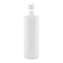1x 500ml Clear HDPE Round Bottle + 28/410 Caps - Empty Plastic Food Storage - Magdasmall