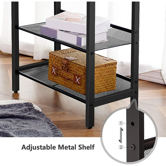 2-Tier Shoe Rack, Industrial Shoe Organizer Storage Bench - Magdasmall