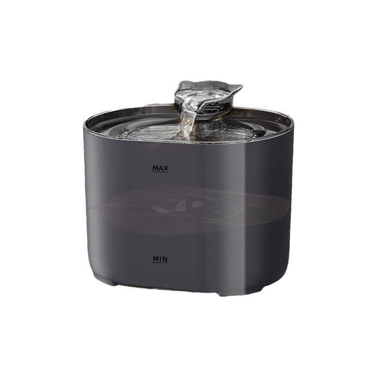 2.2L Beginner Package Pet Water Fountain with Faucet Flow and USB Interface – Black Design - Magdasmall