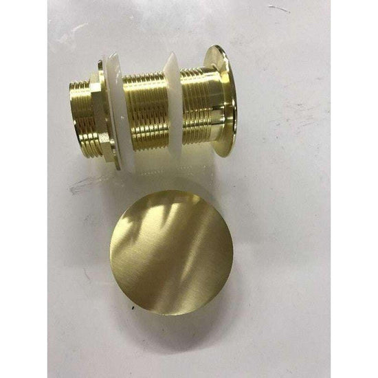 2020 new Burnished Brass gold Brushed Pop Up Waste Plug 40 mm NO Overflow - Magdasmall
