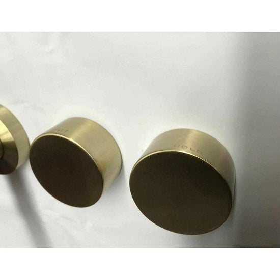2021 New Burnished Gold Brushed Brass mixer WaterMark WELS round taps wall faucet basin - Magdasmall