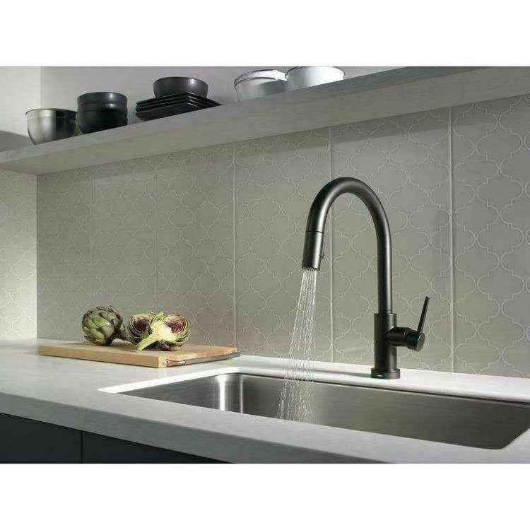2023 Brushed Nickel Pull out Kitchen tap solid stainless steel made - Magdasmall