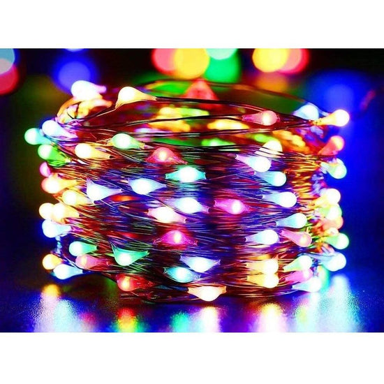 20m 200 LED Solar Powered Outdoor Lights with 8 Lighting Modes and Waterproof for Home,Garden and Decoration - Magdasmall