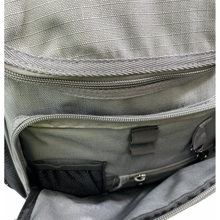 23.5L Leuts Primary Deluxe Backpack School Library Book Bag - Grey - Magdasmall