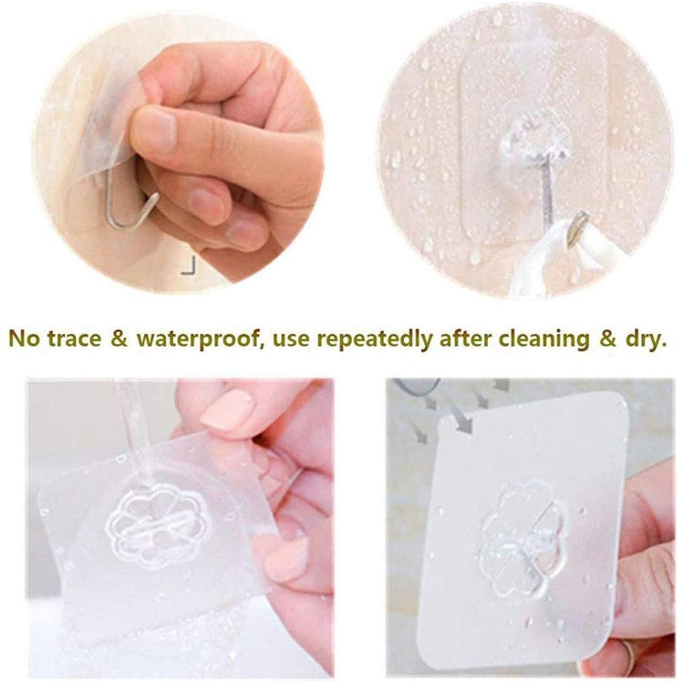 24 Packs Heavy Duty Adhesive Hooks Kitchen Wall Hooks - Magdasmall