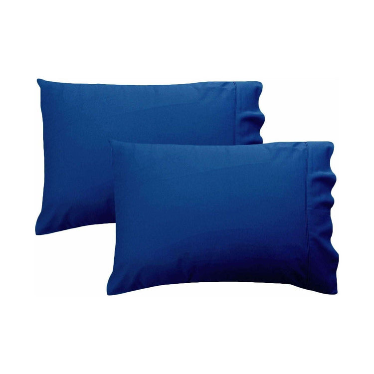 280TC Luxury Percale Standard Pillowcases Pacific - Magdasmall