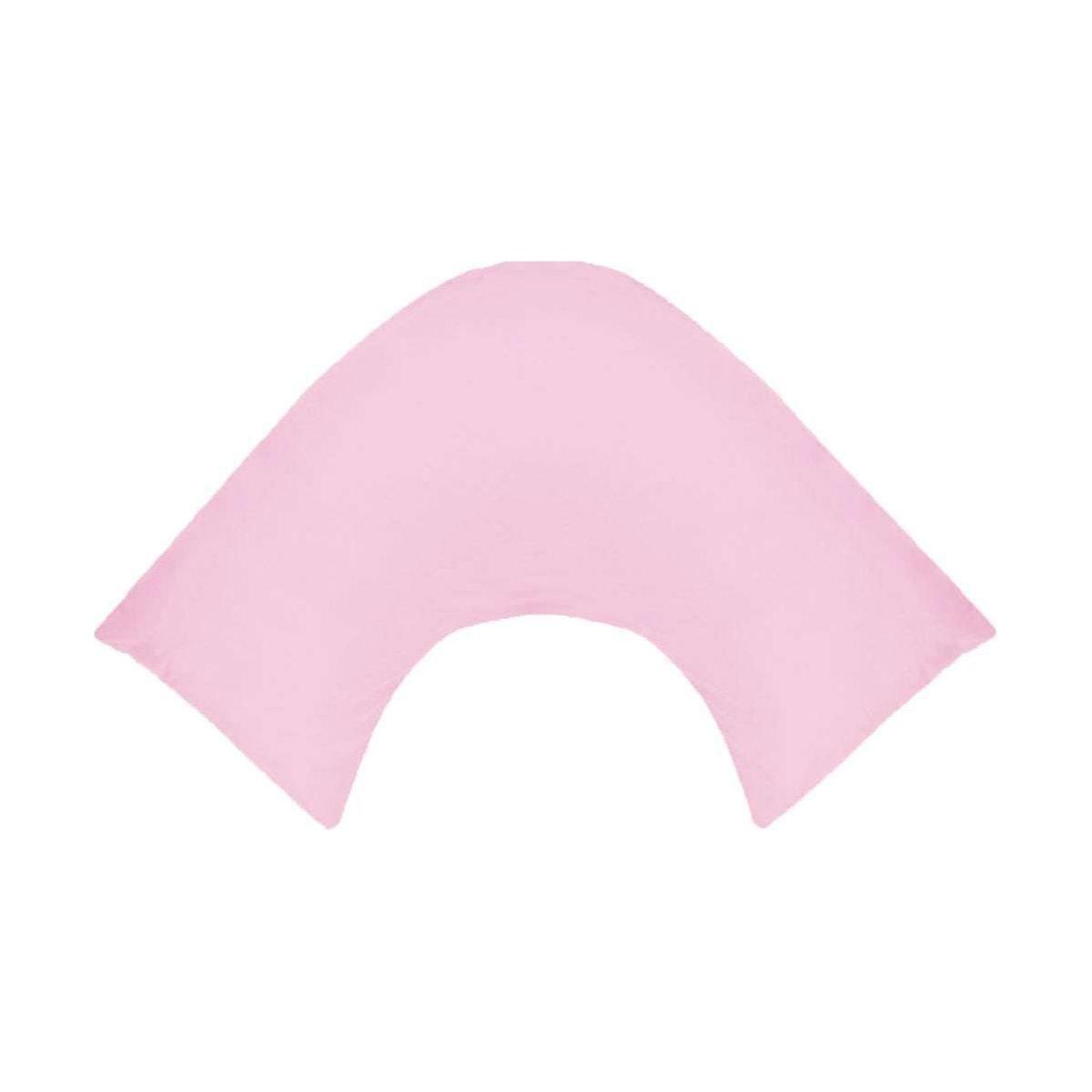 280TC Polyester Cotton V Shape Pillowcase Pink - Magdasmall