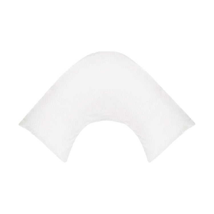 280TC Polyester Cotton V Shape Pillowcase White - Magdasmall