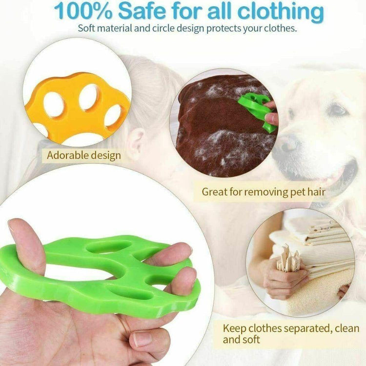 2Pcs Pet Hair Remover Floating Fur Catcher Laundry Lint Dog Cat Washing Machine - Magdasmall