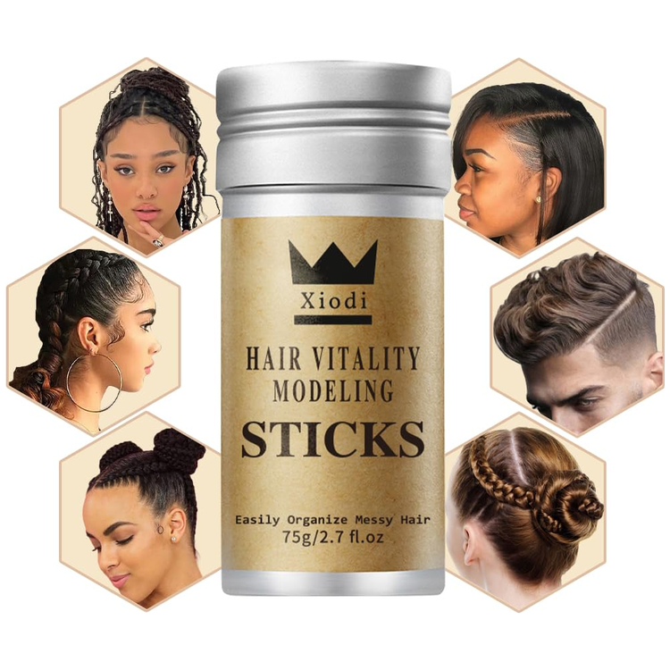 2X Hair Edge Control Hair Wax Stick | 75g Each | Natural Styling for Relaxed & Natural Hair - Magdasmall