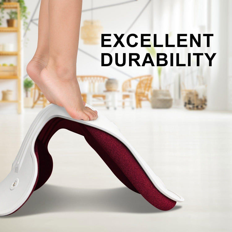 2X Slender Chair Posture Correction Seat Floor Lounge Padded Stackable RED - Magdasmall