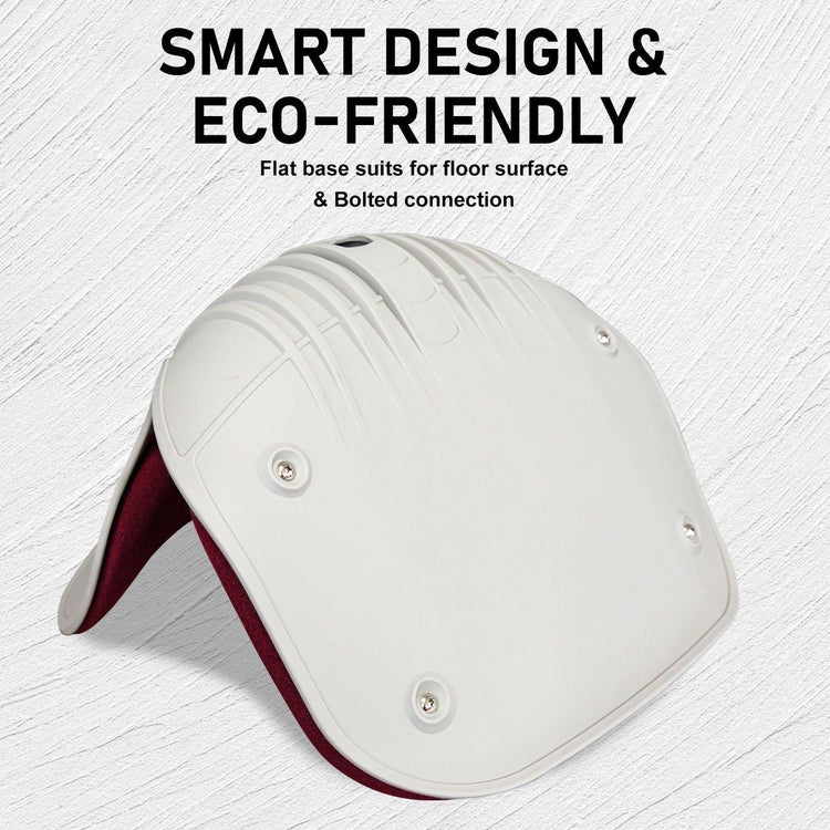 2X Slender Chair Posture Correction Seat Floor Lounge Padded Stackable RED - Magdasmall