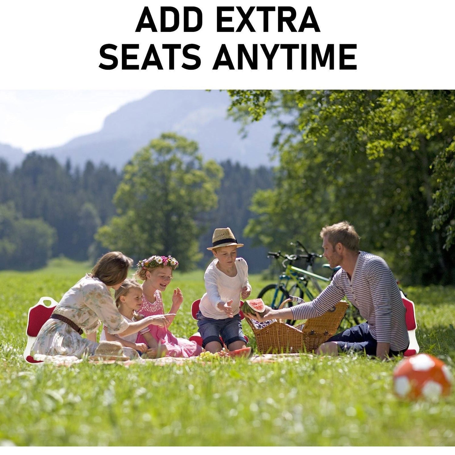 2X Slender Chair Posture Correction Seat Floor Lounge Padded Stackable RED - Magdasmall