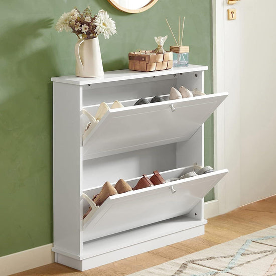2 Drawer Shoe Cabinet Storage Unit - Magdasmall