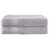 2 Pack Bath Sheets Set Cotton Extra Large Towel Grey - Magdasmall
