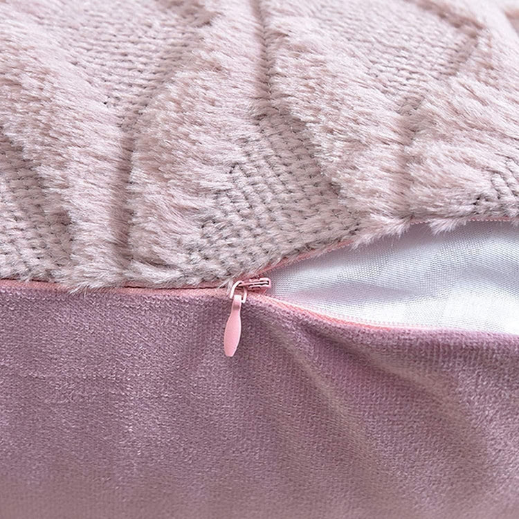 2 Pack Decorative Boho Throw Pillow Covers 45 x 45 cm (Pink) - Magdasmall