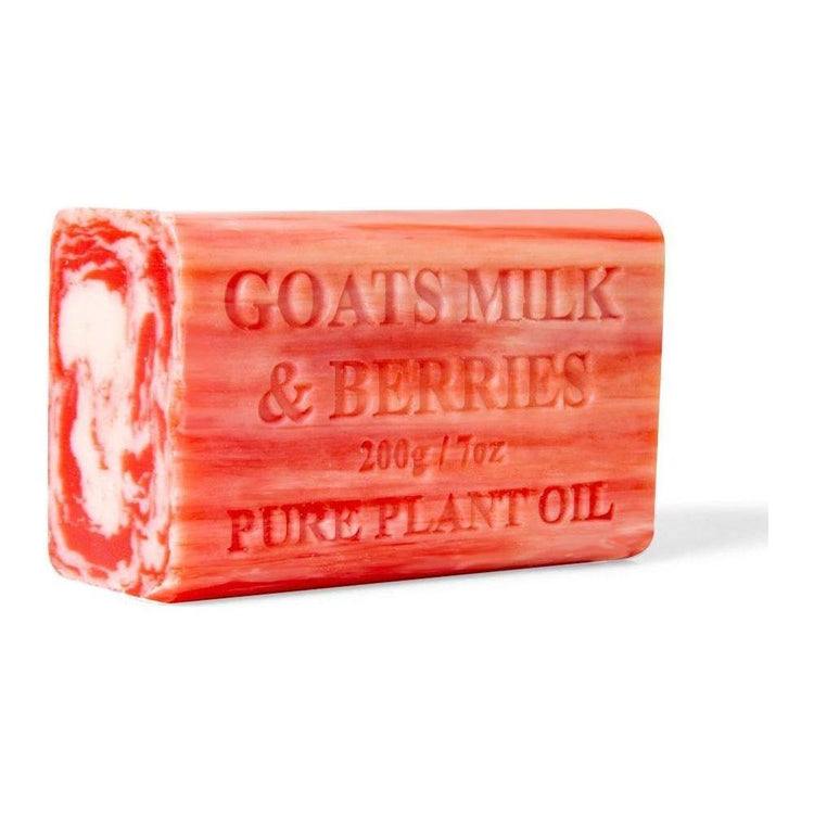 2x 200g Goats Milk Soap Bars - Berries Scent Pure Natural Australian Skin Care - Magdasmall