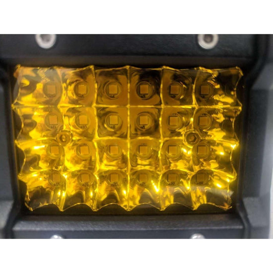 2x 4 inch Spot LED Work Light Bar Philips Quad Row 4WD Fog Amber Reverse Driving - Magdasmall