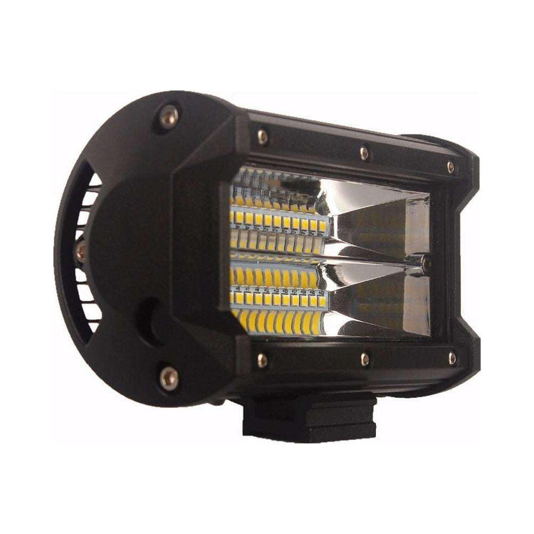 2x 5inch Flood LED Light Bar Offroad Boat Work Driving Fog Lamp Truck Scene 4x4 - Magdasmall