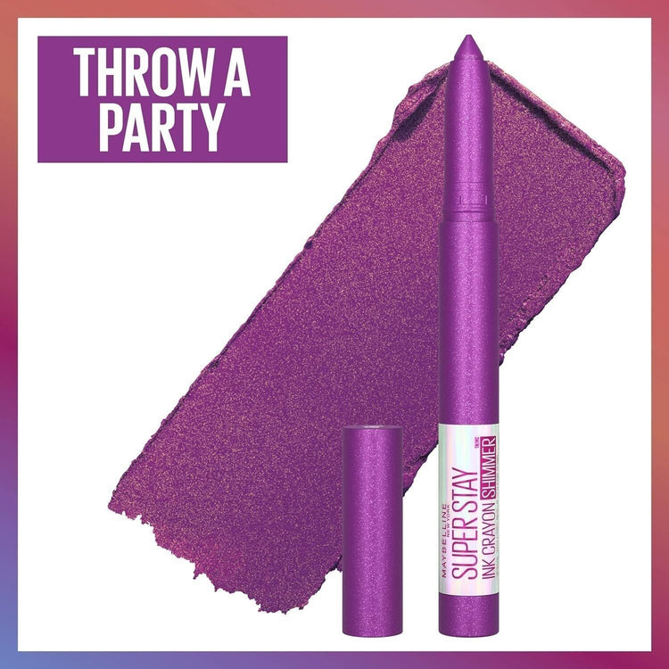 2x Maybelline New York Superstay Ink Longwear Crayon Lipstick - Throw a Party 170 - Magdasmall