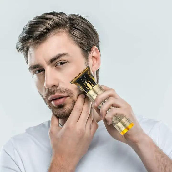 3-in-1 Professional Hair Clipper Set - Rechargeable Beard Trimmer, Nose Hair Trimmer, and Electric Shaver with USB Cable, Cleaning Brush, and Attachments - Magdasmall