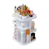360 Rotating Large Capacity Makeup Organizer for Bedroom and Bathroom (White) - Magdasmall