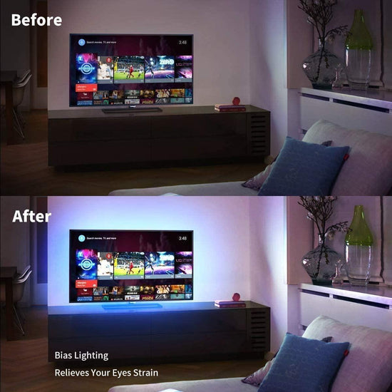 3M LED Strip Lights Rope Light for TV, Gaming and Computer (Lights Strip App with Remote Control) - Magdasmall
